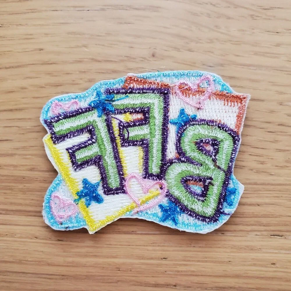 Vintage 90s Girl Scout BFF Patch